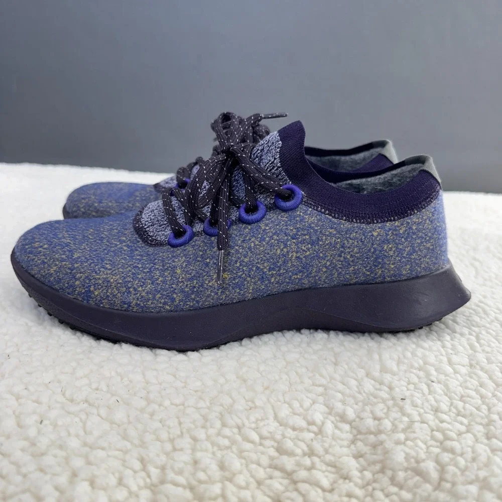 Allbirds Wool Runner Mizzle Shoes Womens Size 10 Blue‎ Purple Sneakers Comfort